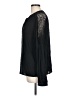 Mossimo 100% Polyester Black Long Sleeve Blouse Size L - photo 5