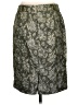 J.Crew Collection Paisley Green Formal Skirt Size 4 - photo 2