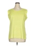 misook Yellow Sleeveless Blouse Size XL - photo 1