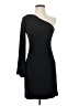 Dalia Macphee 100% Polyester Solid Black Cocktail Dress Size 2 - photo 1