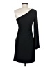 Dalia Macphee 100% Polyester Solid Black Cocktail Dress Size 2 - photo 2