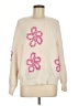 Cyrus Floral Ivory Pullover Sweater Size M - photo 1