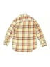 Crewcuts 100% Cotton Plaid Yellow Long Sleeve Button-Down Shirt Size 3 - photo 2