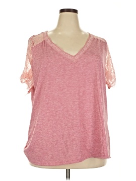 Shein Curve Short Sleeve Top