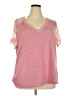 Shein Curve Pink Short Sleeve Top Size 20 Plus (4) - photo 1