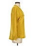 BTFBM Solid Yellow Long Sleeve Henley Size S - photo 4