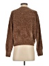Love Change 100% Polyester Metallic Brown Pullover Sweater Size S - photo 2