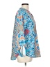 Unbranded Paisley Blue Long Sleeve Blouse Size L - photo 4