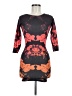 River Island Graphic Orange Cocktail Dress Size 6 - photo 1