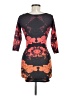 River Island Graphic Orange Cocktail Dress Size 6 - photo 2