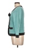 DKNY Teal Cardigan Size L - photo 5