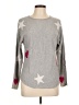 Assorted Brands Stars Gray Pullover Sweater Size L - photo 1