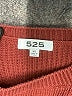 525 America 100% Cotton Burgundy Pullover Sweater Size XS - photo 7
