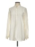 J.Jill Solid Ivory Long Sleeve Blouse Size S - photo 1