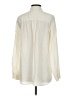 J.Jill Solid Ivory Long Sleeve Blouse Size S - photo 2
