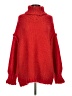 Warehouse Red Turtleneck Sweater Size Sm - Med - photo 1