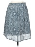 Ann Taylor LOFT 100% Polyester Paisley Blue Casual Skirt Size S - photo 2