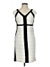 Sangria Stripes Ivory Cocktail Dress Size 8 (petite) - photo 1