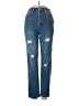 Forever 21 Hearts Blue Jeans Size 25 waist - photo 1