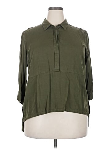 JunaRose 3/4 Sleeve Button-Down Shirt (view 1)