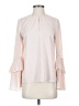 Cooper & Ella 100% Polyester Pink Long Sleeve Blouse Size XS (0) - photo 1