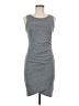 Leith Solid Gray Casual Dress Size M - photo 1