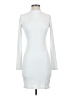 Guess Solid White Cocktail Dress Size S - photo 1