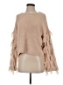 Shein 100% Polyester Tan Pullover Sweater Size S - photo 1