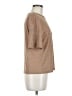 Shein Metallic Tan Short Sleeve T-Shirt Size 4 - photo 4