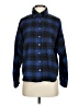 VICI Plaid Blue Long Sleeve Blouse Size S - photo 1