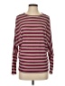 Berkley Jensen Stripes Burgundy Pullover Sweater Size S - photo 1
