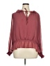Universal Thread Burgundy Long Sleeve Blouse Size XL - photo 1