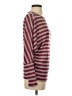 Berkley Jensen Stripes Burgundy Pullover Sweater Size S - photo 4