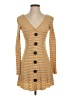ASOS Houndstooth Orange Yellow Casual Dress Size 2 - photo 1