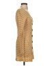 ASOS Houndstooth Orange Yellow Casual Dress Size 2 - photo 4