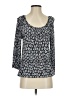 MICHAEL Michael Kors Black 3/4 Sleeve Top Size S - photo 1