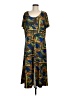 It's Graphic Blue Casual Dress Size M - photo 1