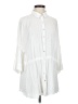 L Space 100% Rayon Ivory 3/4 Sleeve Button-Down Shirt Size XS - Sm - photo 1