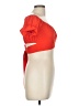Lyaner 100% Polyester Red Short Sleeve Top Size M - photo 4