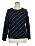 Investments Stripes Blue Pullover Sweater Size XL - photo 1