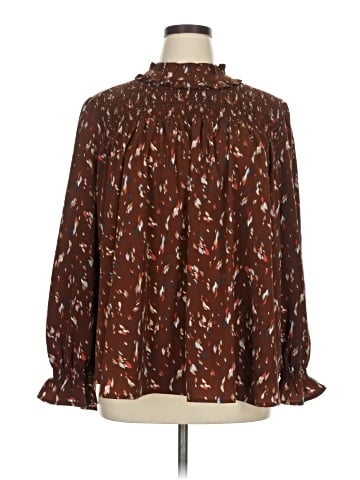 Davi & Dani Long Sleeve Blouse (view 1)