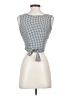 Shein 100% Polyester Silver Tank Top Size 2 - photo 2