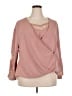 Chico's 100% Polyester Pink Long Sleeve Blouse Size XXL (4) - photo 1