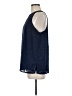 Halogen 100% Polyester Blue Sleeveless Blouse Size M - photo 5