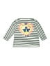 Crewcuts 100% Cotton Hearts Green 3/4 Sleeve Top Size 8 - photo 1