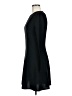 Zara 100% Polyester Solid Black Casual Dress Size M - photo 5