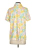 Katydid Collection Floral Yellow Short Sleeve Blouse Size S - photo 2