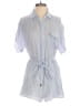 Storia 100% Rayon Stripes Blue Romper Size S - photo 1