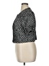Perceptions Black Short Sleeve Blouse Size XL - photo 5