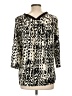 Everly 100% Polyester Ivory 3/4 Sleeve Blouse Size L - photo 2